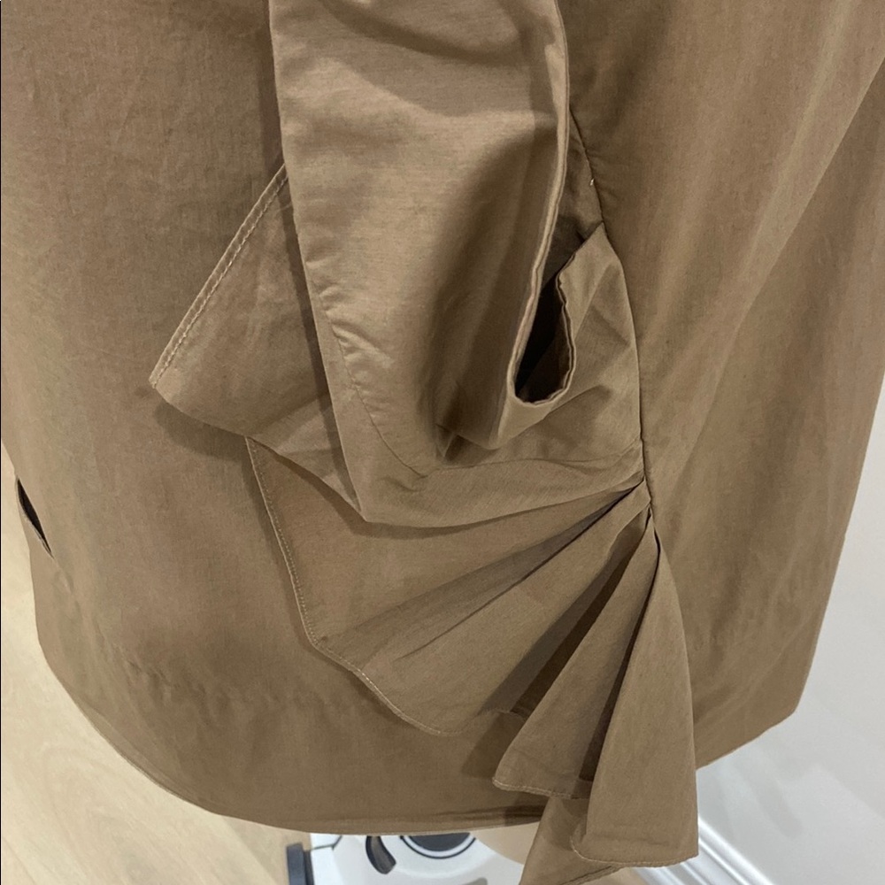 Marni Brown Ruffled Blouse - Picture 8 of 11